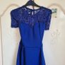 Blue wedding guest dress Image 7