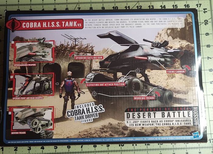 GI JOE Pursuit of Cobra HISS Tank
