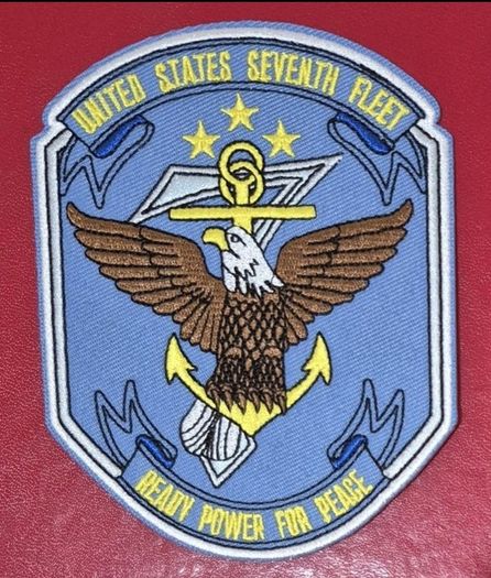 United States seventh fleet, embroidered badge