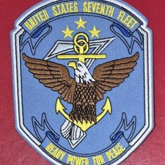 United States seventh fleet, embroidered badge