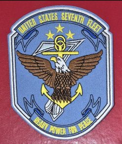 United States seventh fleet, embroidered badge