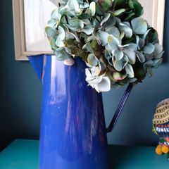 Vintage Enamel Jug/Vase