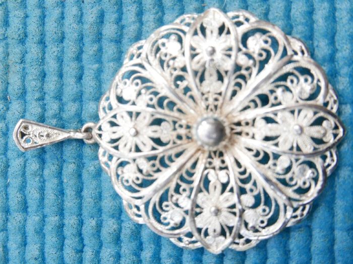 Antique Sterling Silver 925 Pendant 6,23g