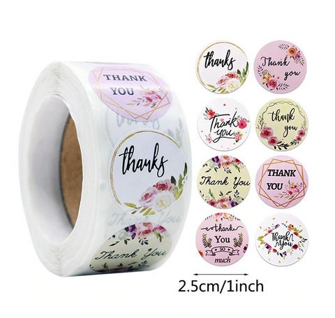 Thank You Stickers (100 pieces)