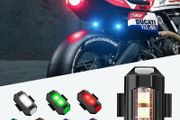 Motorcycle Lights Drone Strobe Light USB LED Anti-Collision Bike Aircraft Night Flying Mini Flashing Warning Signal Light