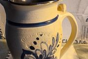 Vintage Cedar Swamp Stoneware Co Jack Boyko hand painted not signed ceramic pitcher.