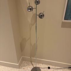 Modern Chrome 3-Light Floor Lamp