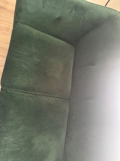 Velvet 3 seaters sofa
