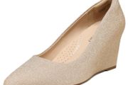 Brand new DREAM PAIRS Women s Pumps Plain Wedge Heel Shoes