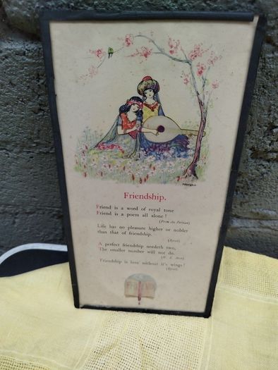 Framed Friendship poem