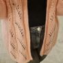 Handknitted cardigan Peach Rose size L Image 10