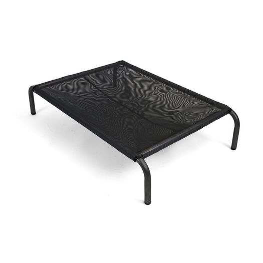 HiK9 Raised Dog Bed with Black Mesh Cover (Large)