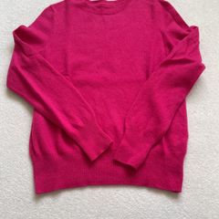 Cerise Pink cashmere jumper Size 10