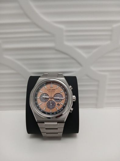 Citizen Zenshin Chronograph copper/salmon dial