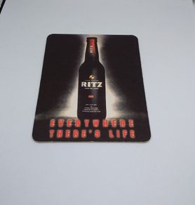 Ritz Crisp Dry Perry : Everywhere There's Life - Beer Mat/Coaster