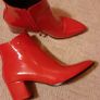 Red ankle boots size 6(small) Image 3