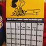 Snoopy 1986 Vintage Charlie Brown Peanuts date book Rare Image 10