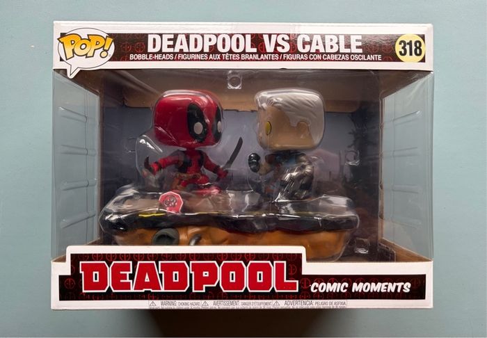 Funko Pop - Deadpool Vs Cable 318 - Marvel Comic Moments - Vinyl Action Figure
