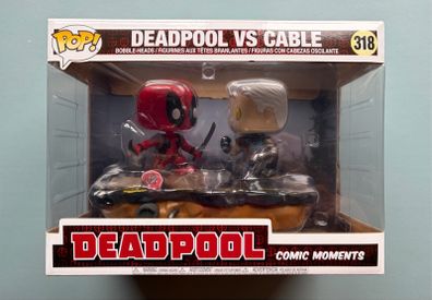 Funko Pop - Deadpool Vs Cable 318 - Marvel Comic Moments - Vinyl Action Figure