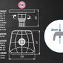 Fishfinder mount 100x100 mm up to 7'' Image 2