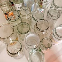Free Empty Glass Jars, Various Sizes
