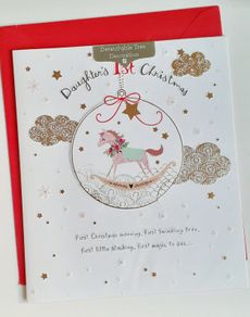 Daughter's First Christmas Card