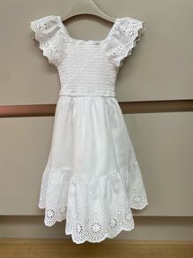 pretty white summer dress