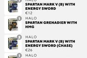 Halo funko pops collection