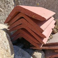 Ridge roof tiles