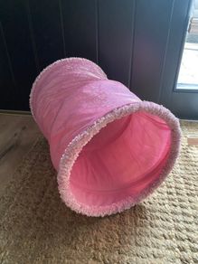 Pink Cat Play Tunnel