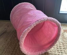 Pink Cat Play Tunnel