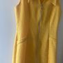 yellow dress with zipper Image 3