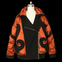 Brand New Designer 95% White Duck Down Jacket One size