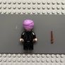 lego Harry Potter hp146 Professor Quirinus Quirrell minifigure- Medium Lavender Turban and Scarf Image 2
