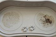 Dog bowl holder