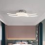 Aluminum LED Ceiling Lamp Ring Light Chandelier Lights Fixture Living Bedroom Image 7