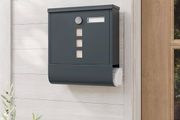 NEW SALE | Post Box, Wall Mounted Letterbox, Mailbox, Copper Lock Cylinder with Swivel Cap, Nameplate, Newspaper Holder, Easy to Install