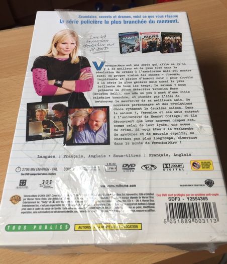 Veronica Mars. Seasons 1-3 DvD Boxed Set. Unplayed.