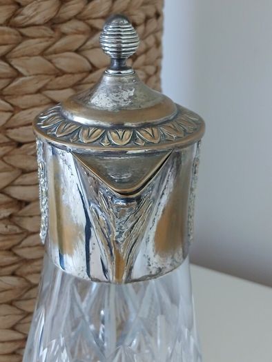 Antique  Crystal Claret Decanter/ Jug