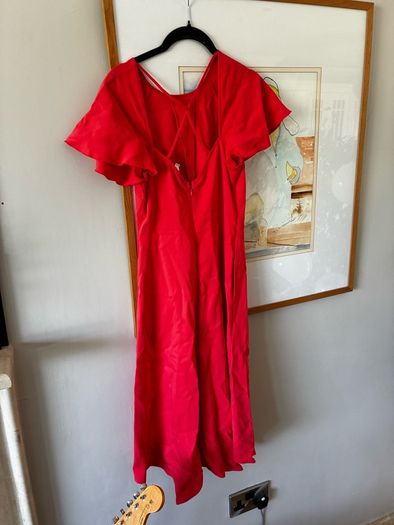 Reiss coral dress