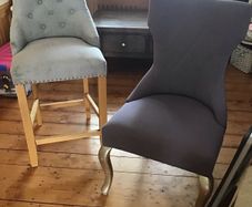 1. Dining chair and 1 High stool. Perfect condition.