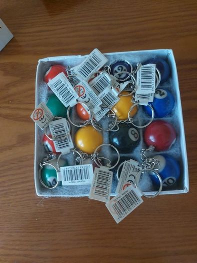 keyrings pool ball