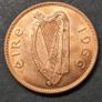 Fantastic 1966 Ireland 1d Peny Unc Coin Image 3