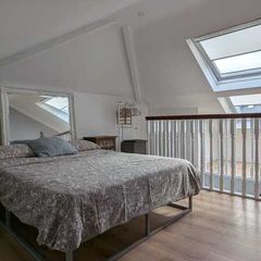 Metal Double Bed Frame + Pillow-Top Pocket Sprung Mattress