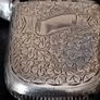 Antique 1911 Sterling Silver Vesta Case - Shamrock Pattern (Birmingham) Image 4