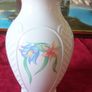 Vintage Large 10.5 Inch Tall Royal Winton Fine Ceramic Vase Made In Staffordshire England Image 4