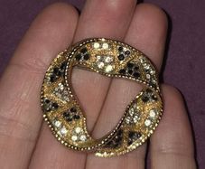 Vintage Eternal Circle Brooch