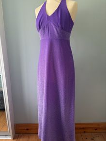 purple vintage dress