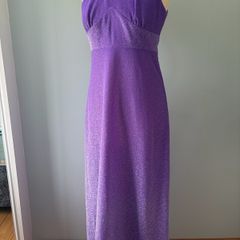 purple vintage dress