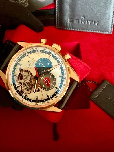 Zenith El Primero Chronomaster  Rolling Stones Limited Edition of 100 Worldwide 18.2041.4061/77.C494